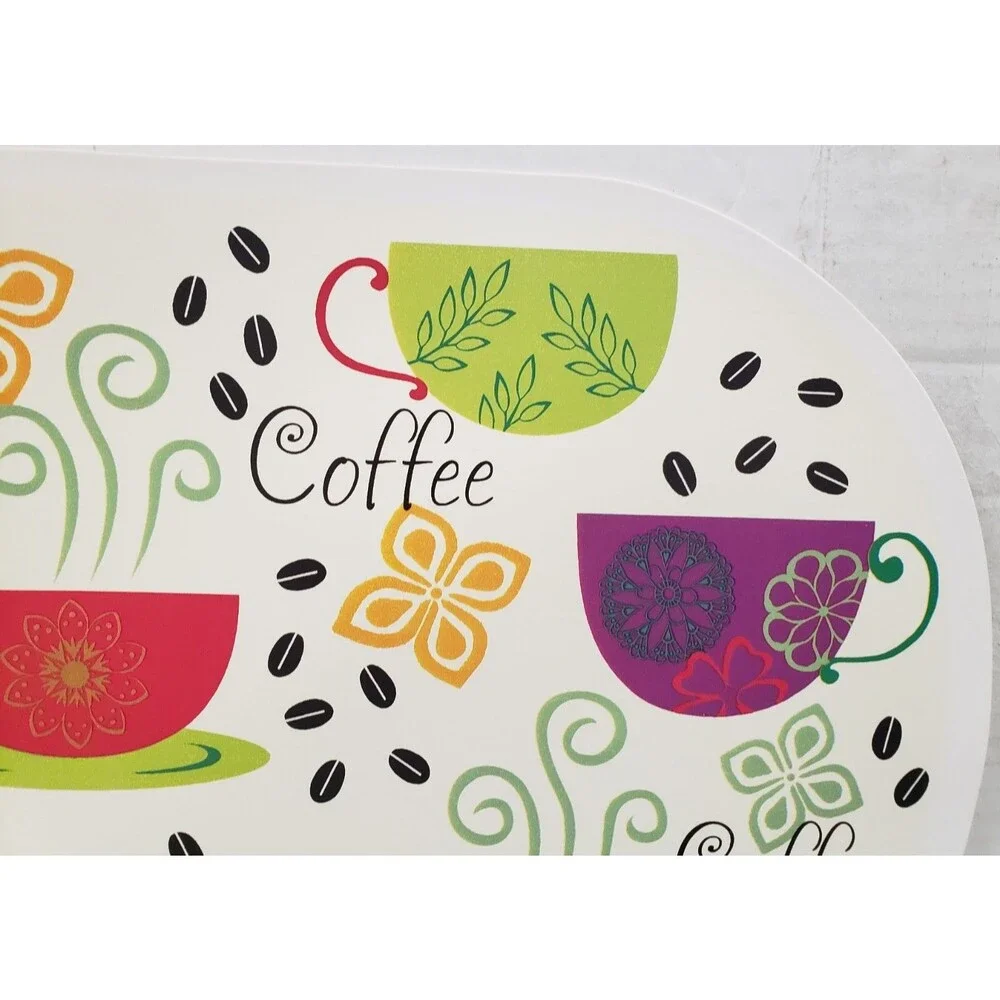 Set of 2 Same Kitchen Vinyl Non Clear Placemats(18
